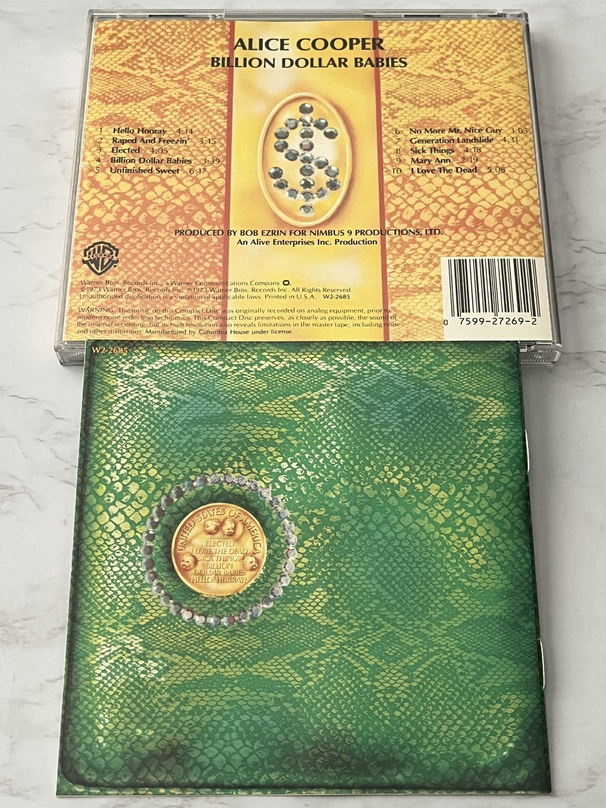 Alice Cooper – Billion Dollar Babies (1990) [ORIGINAL USA PRESS]