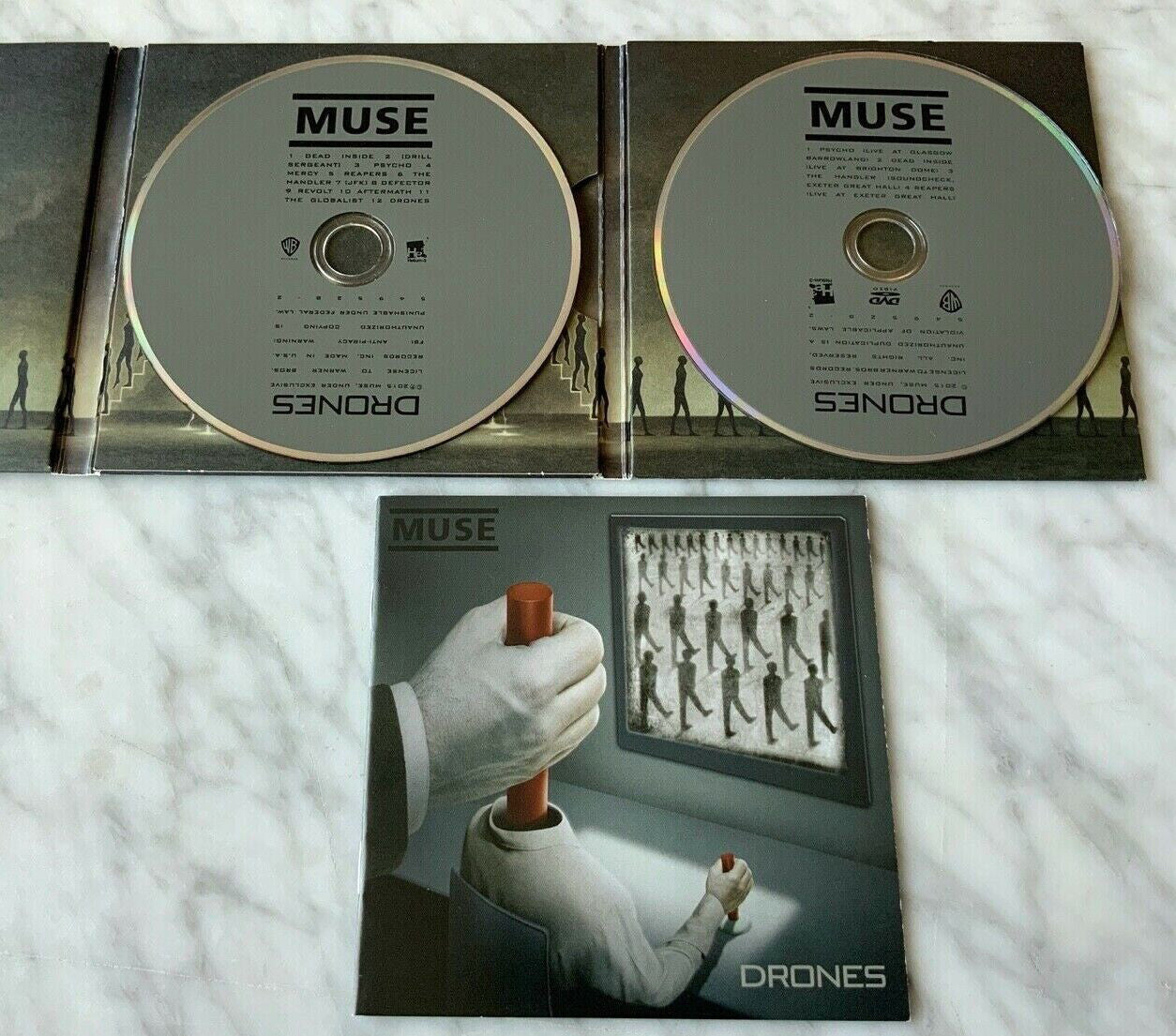 Muse – Drones (Deluxe Edition, Digipak, CD/DVD) (2015) [ORIGINAL USA PRESS]