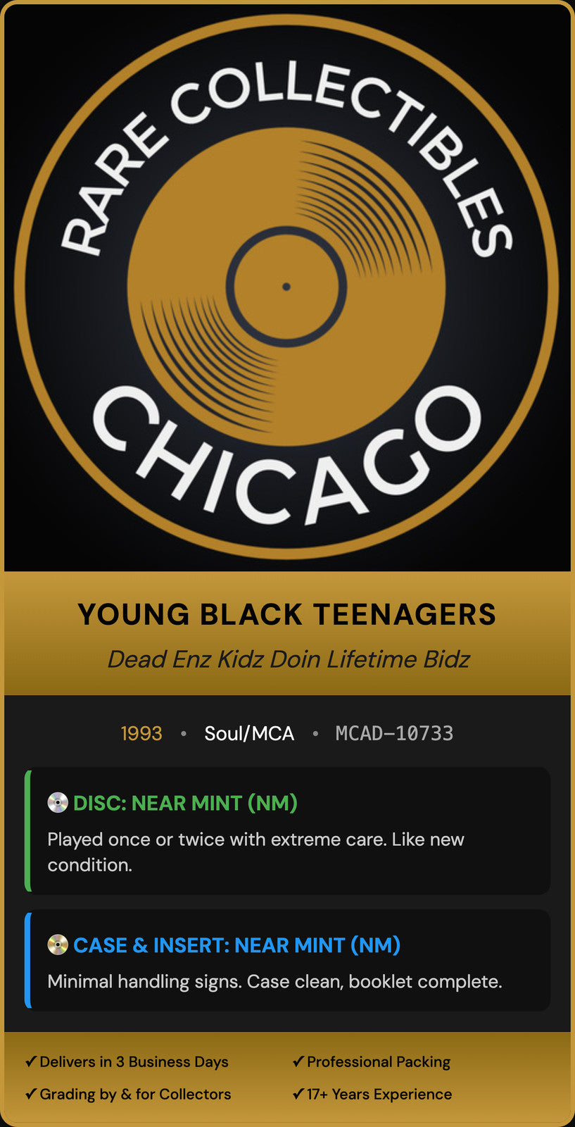 Young Black Teenagers – Dead Enz Kidz Doin Lifetime Bidz (1993)