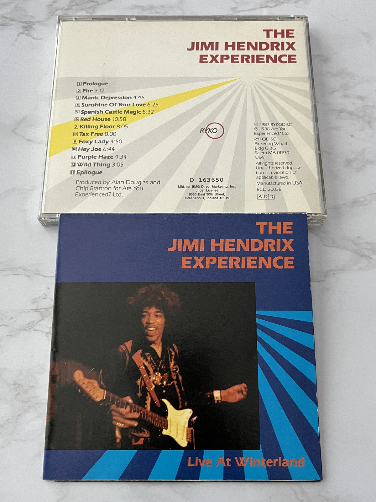 Jimi Hendrix – The Jimi Hendrix Experience Live At Winterland (1987) [ORIGINAL USA PRESS]