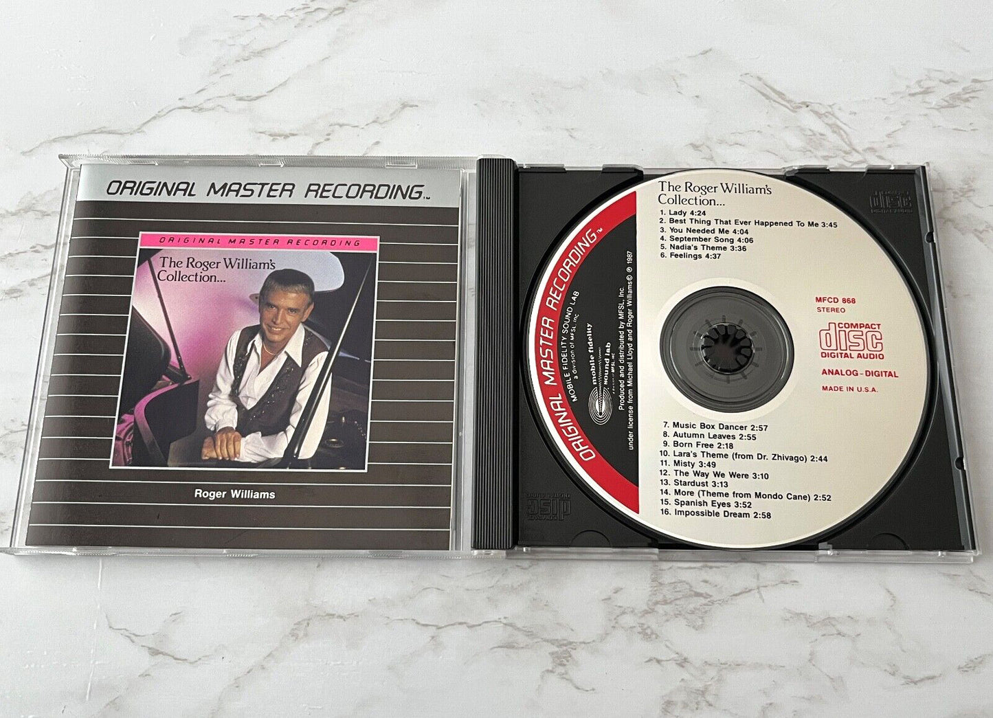 Roger Williams – Collection (MFSL) (1987)