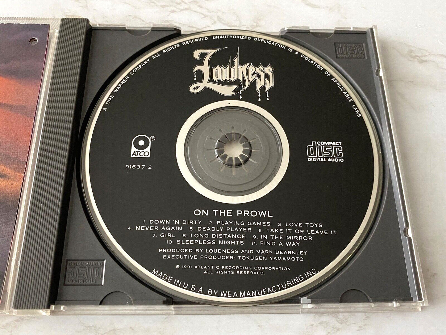 Loudness – On The Prowl (Promo) (1991) [ORIGINAL USA PRESS]