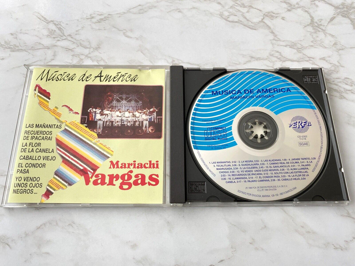 Mariachi Vargas De Tecalitlan – Musica De America (1990) [ORIGINAL SPAIN PRESS]