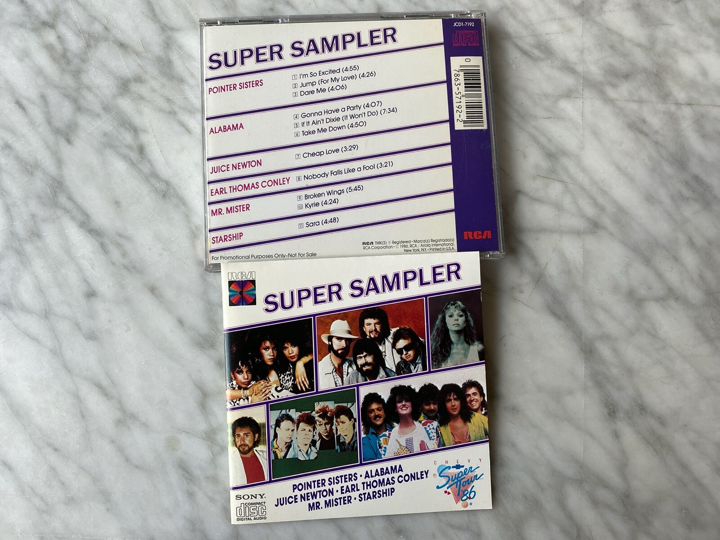 Chevy Super Tour 86' Super Sampler (Promo) (1986) [DADC PRESS]