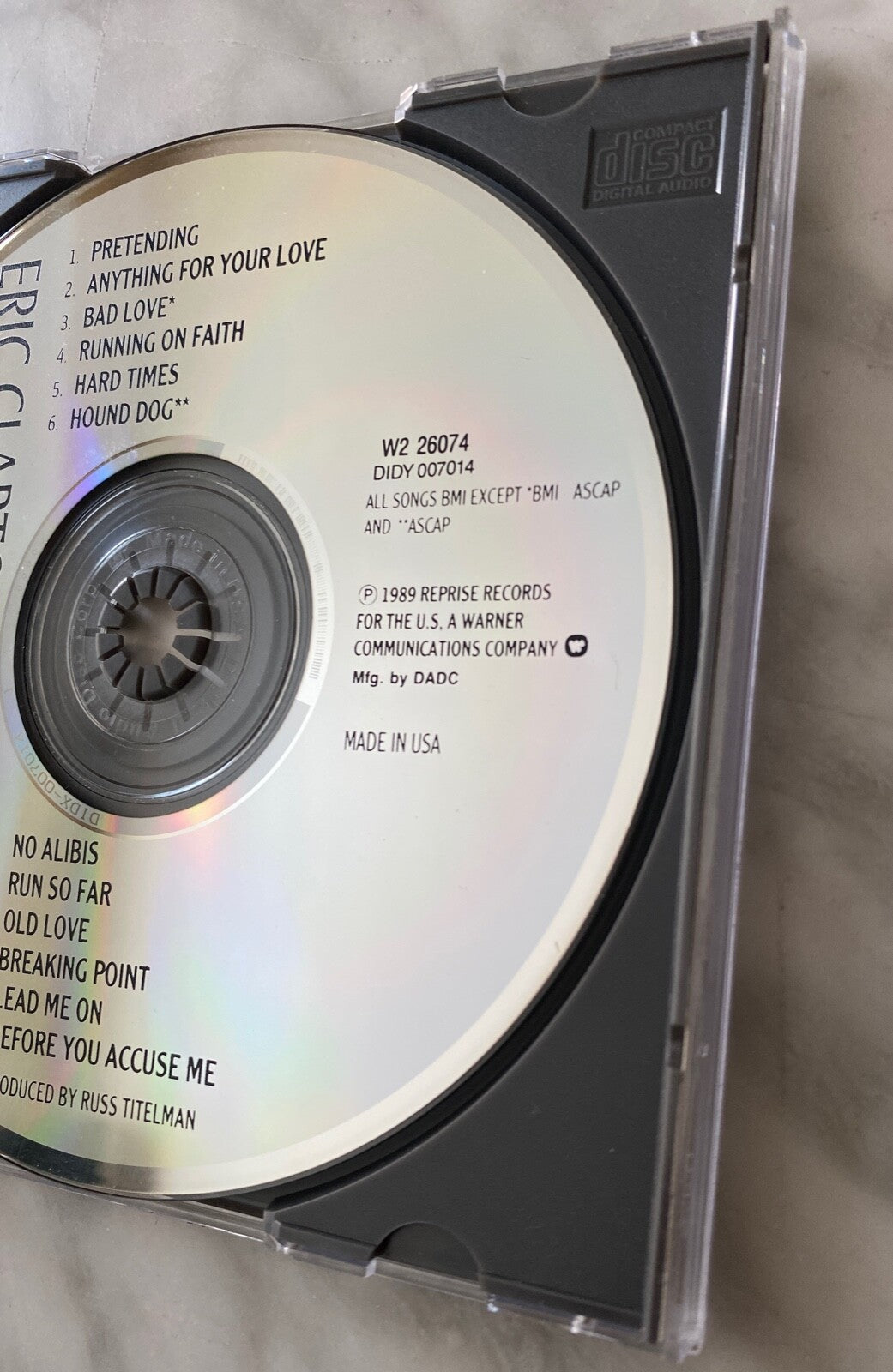 Eric Clapton – Journeyman [DADC PRESS]