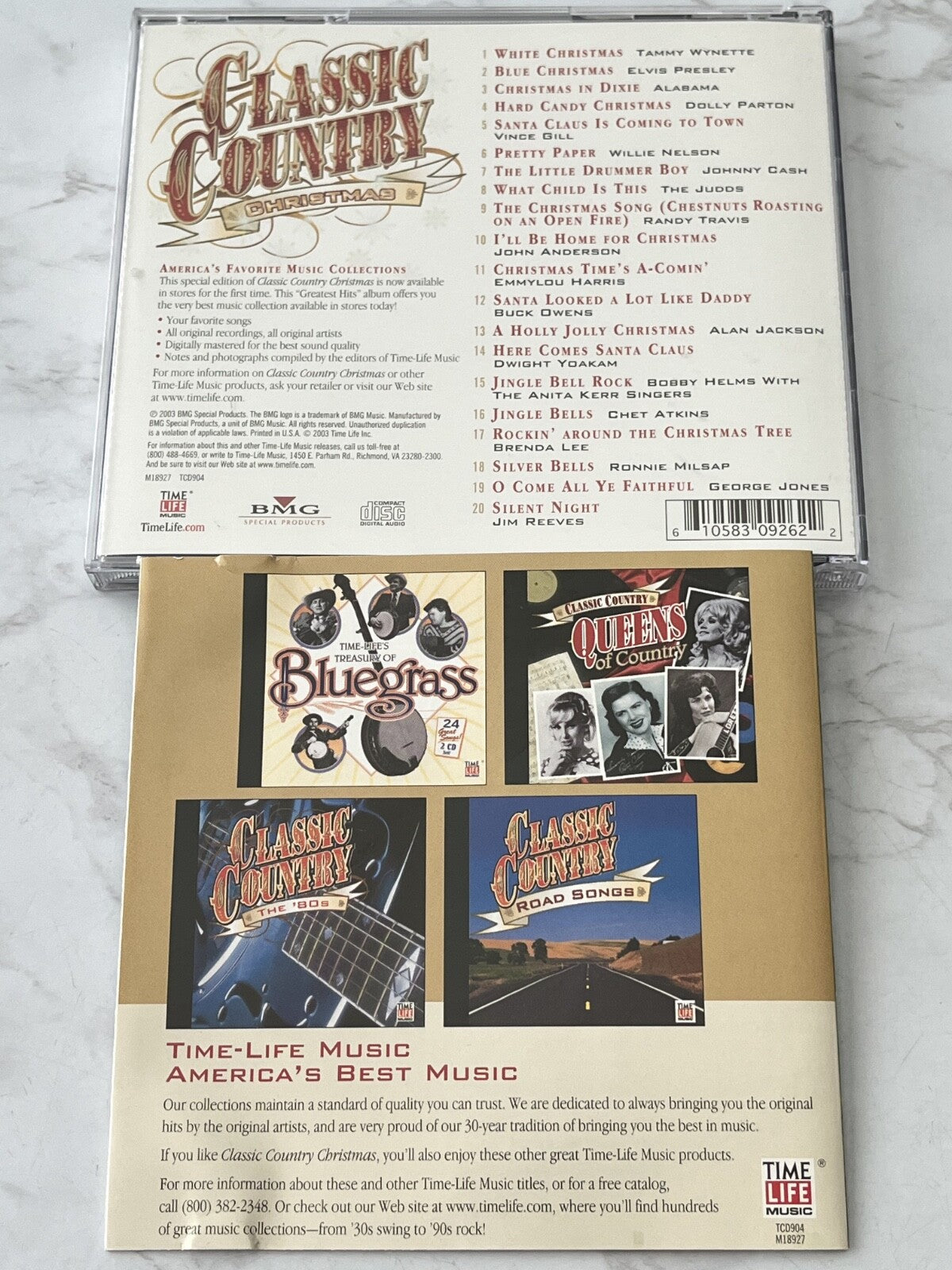 Brenda Lee, Elvis Presley, Various, Willie Nelson – Time Life Music Classic Country Christmas (2003)