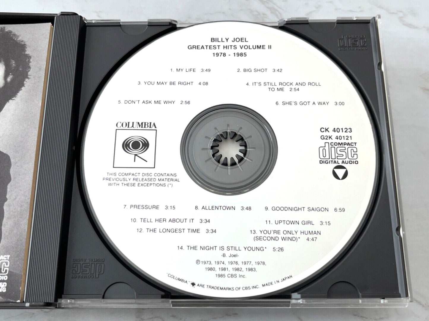 Billy Joel – Greatest Hits Vol. 1 & Vol. 2 (1985) [JAPAN TARGET ERA]