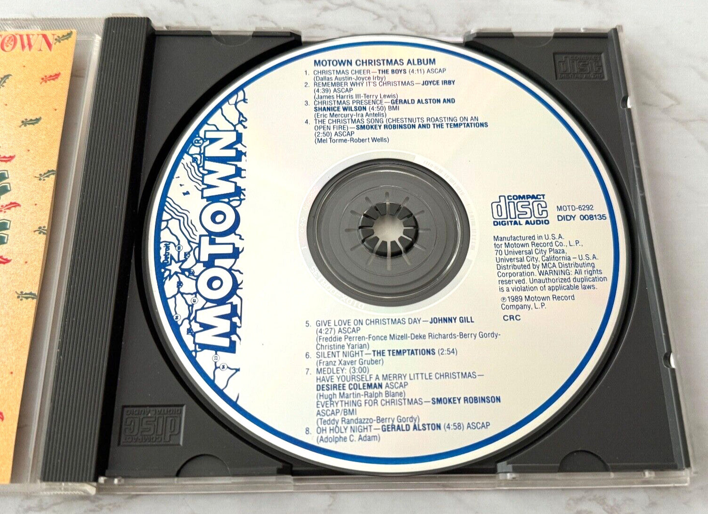 Smokey Robinson, The Temptations, Various – Motown Christmas Album