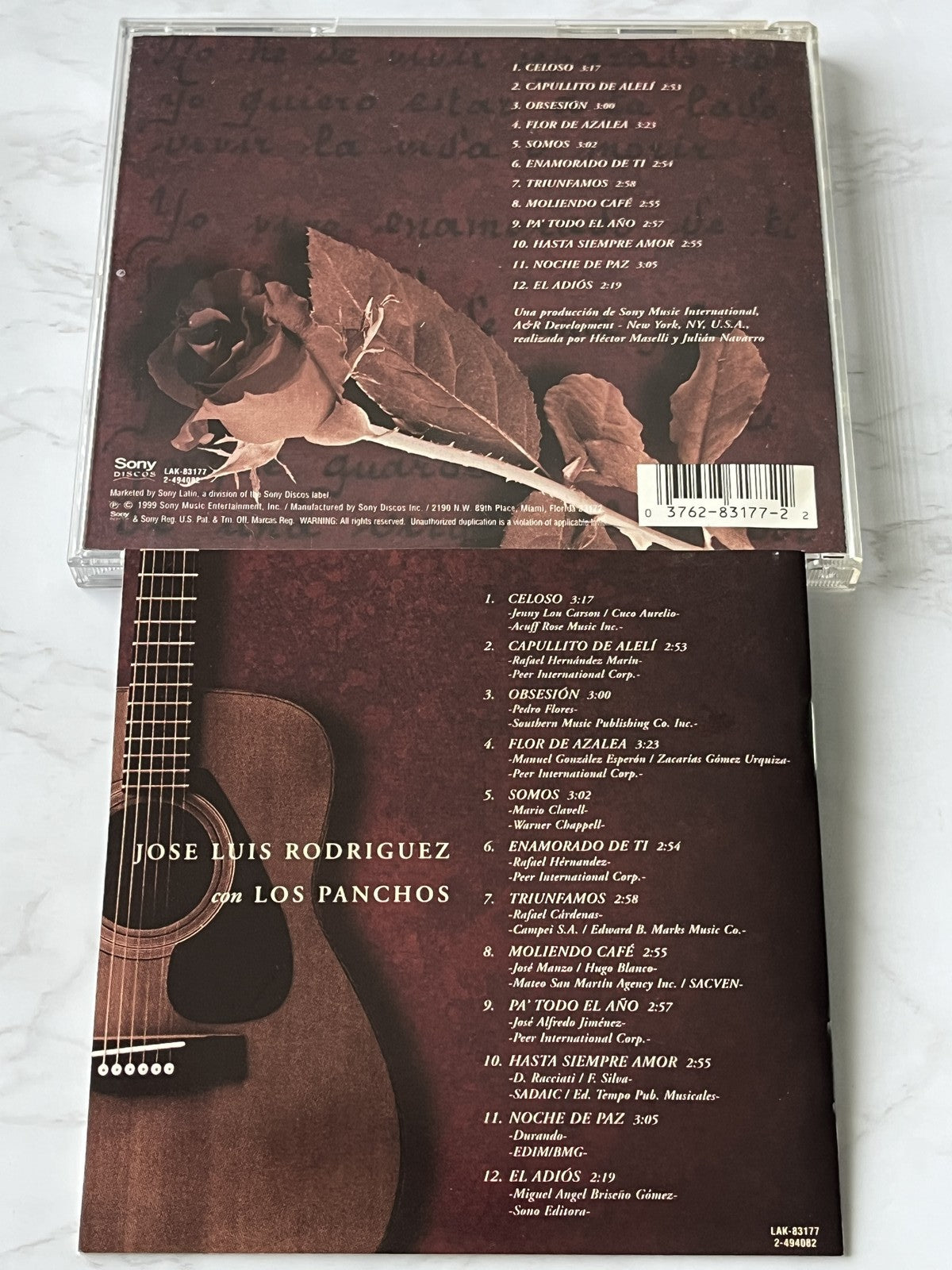 Jose Luis Rodriguez Con Los Panchos – Inolvidable II Enamorado De Ti (1999)