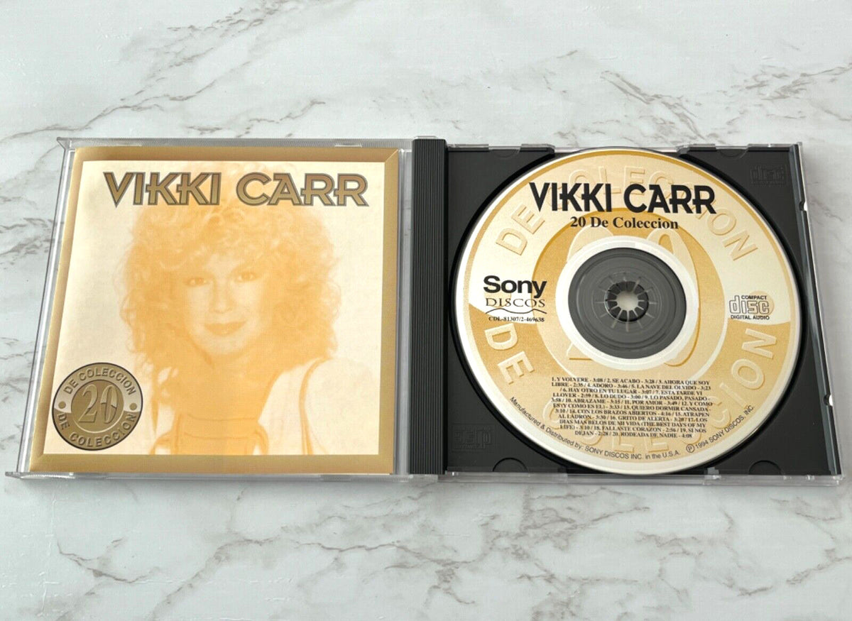 Vikki Carr – 20 De Coleccion (1994) [ORIGINAL USA PRESS]