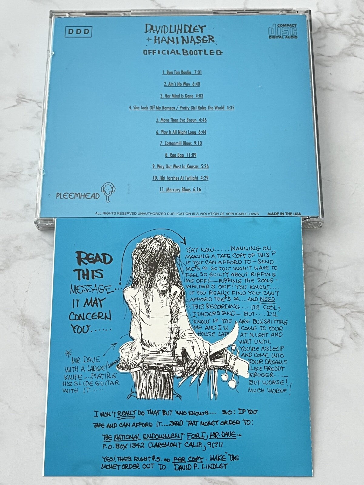 David Lindley, Hani Naser – Official Bootleg