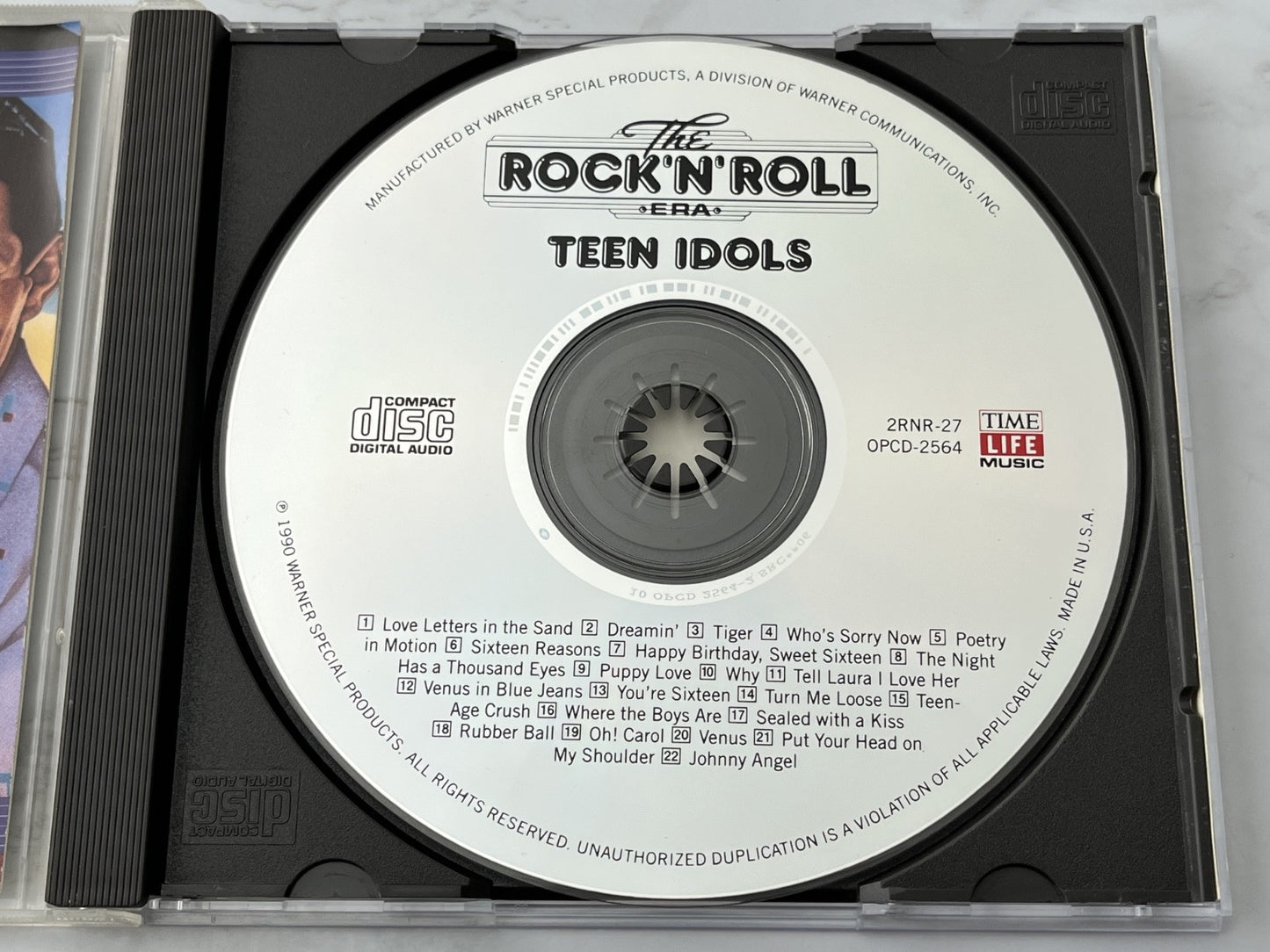 Johnny Burnette, Pat Boone, Paul Anka, Various – Time Life Music The Rock N Roll Era Teen Idols (1990)