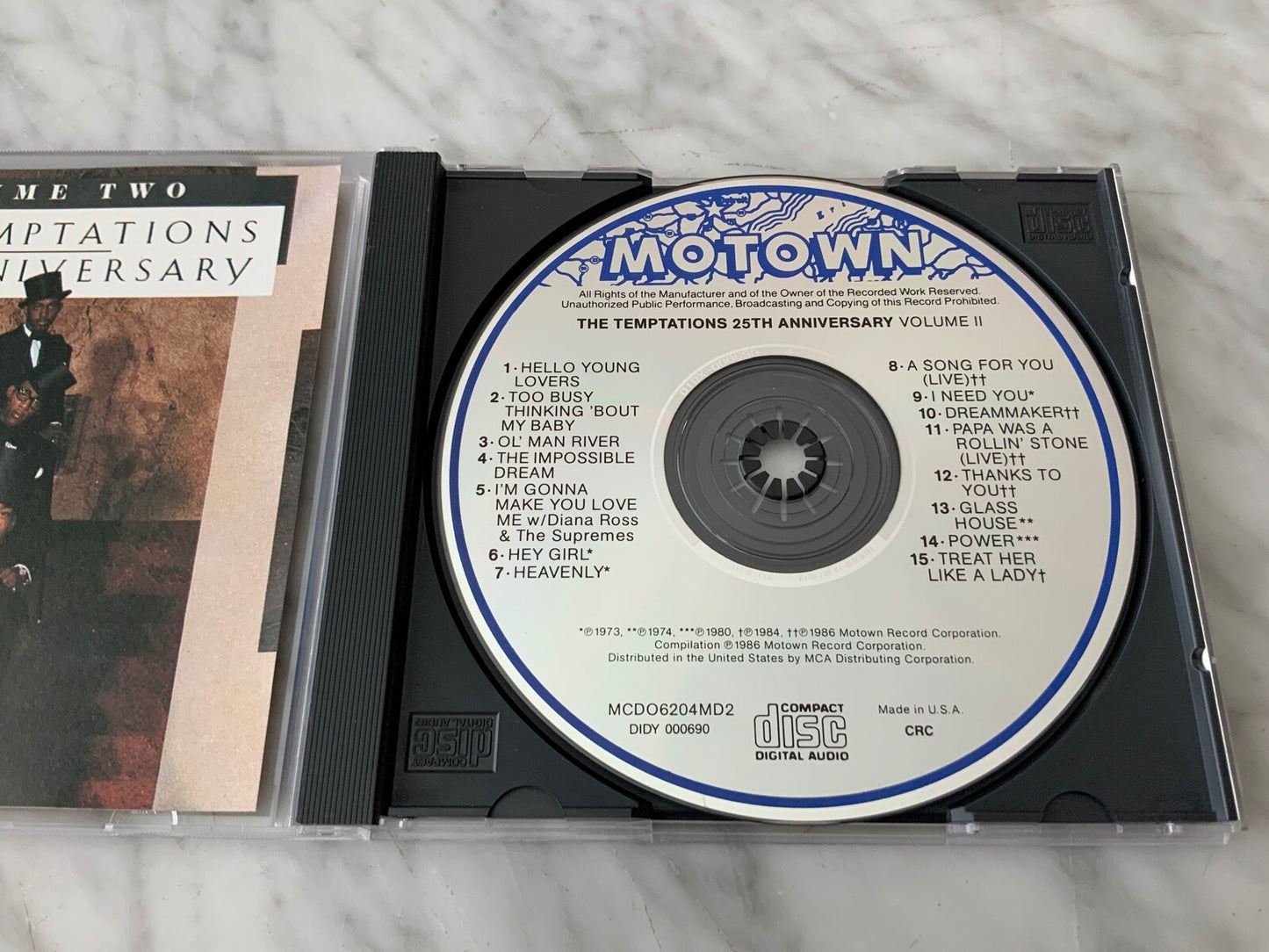 The Temptations – 25th Anniversary Vol. II [DADC PRESS]