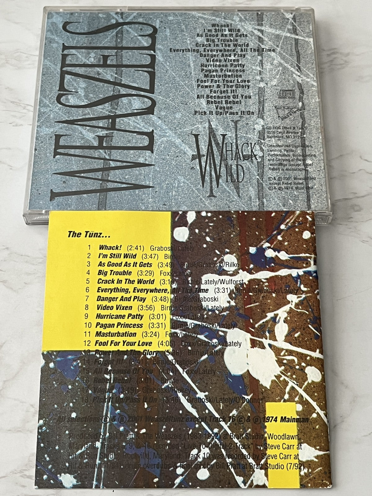 The Weaszels – Whack N Wild (2001) [ORIGINAL USA PRESS]