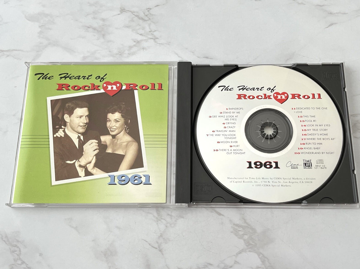 Bobby Vee, Carla Thomas, Roy Orbison, The Shirelles, Various – Time Life Music The Heart Of Rock N Roll 1961 (1995)