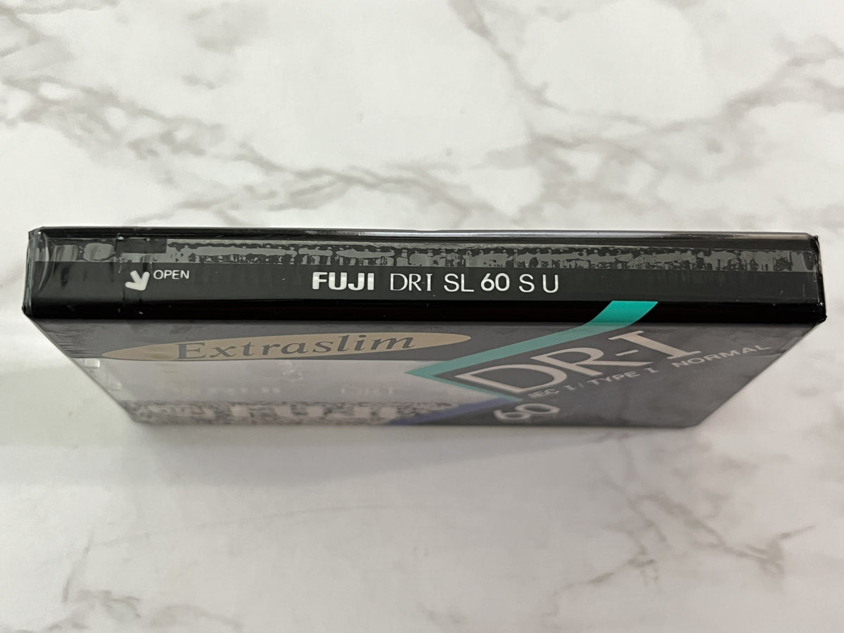 FUJI DR-I 60 Blank Audio CASSETTE Tape SEALED! Normal Bias EXTRASLIM BRAND NEW!