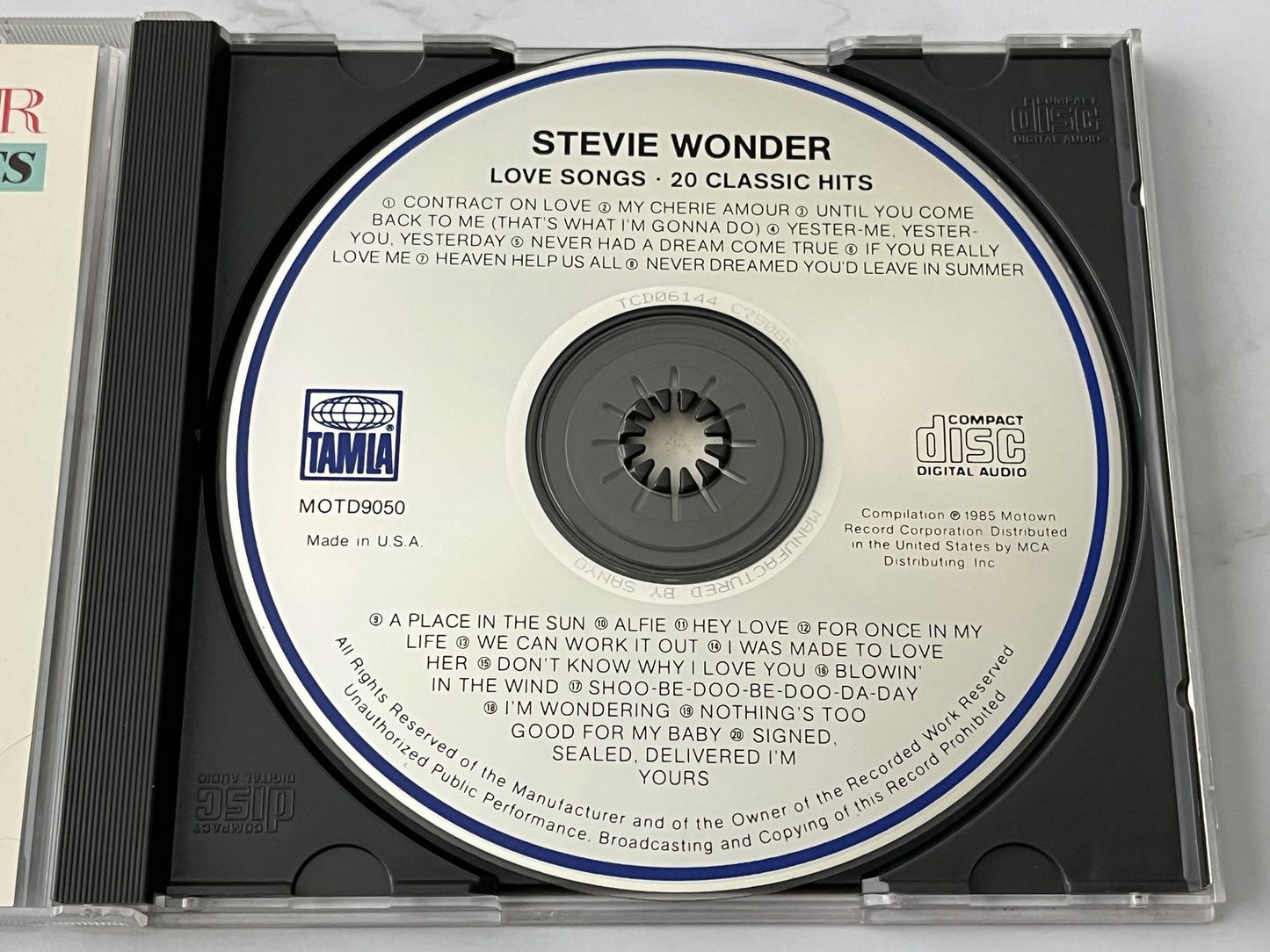 Stevie Wonder – Love Songs 20 Classic Hits [SANYO PRESS]