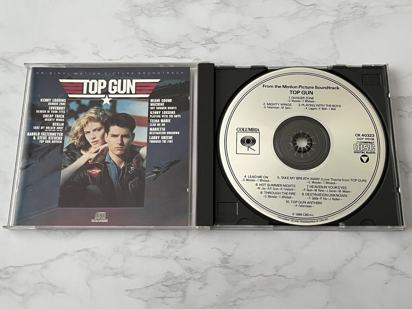 Top Gun Original Motion Picture Soundtrack [USA 1ST PRESS]