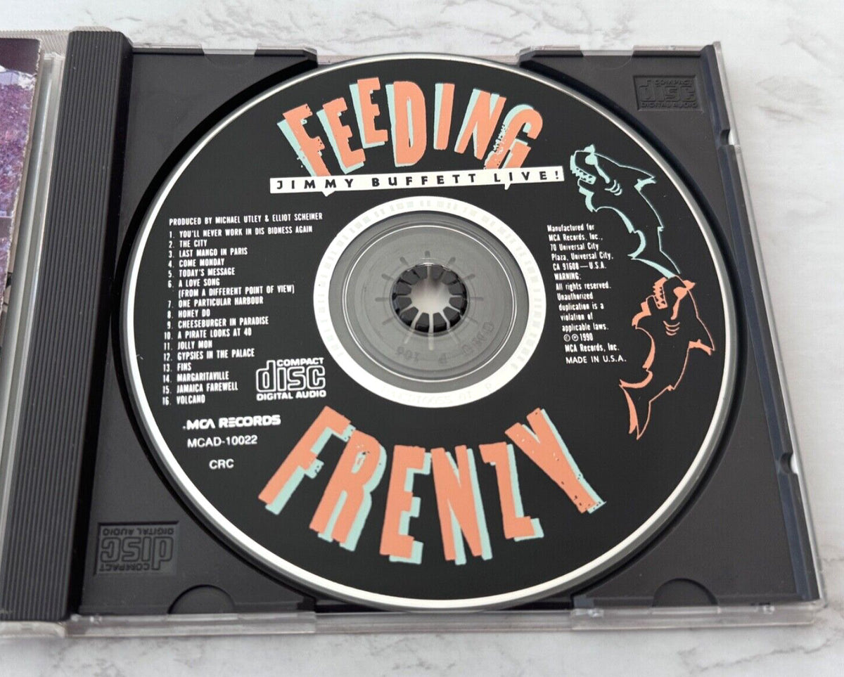 Jimmy Buffett – Live Feeding Frenzy (1990) [ORIGINAL USA PRESS]