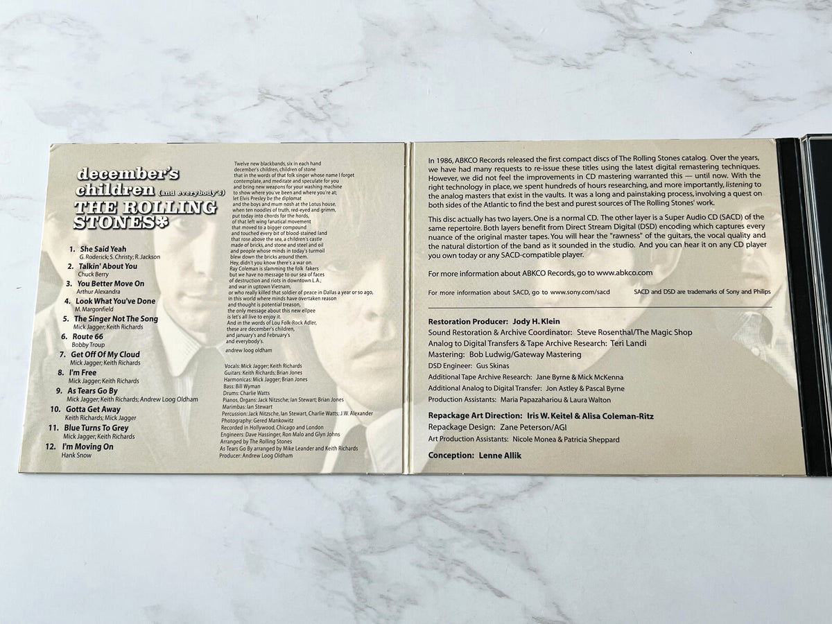 The Rolling Stones – December's Children (SACD, 24KT Gold) (2002)