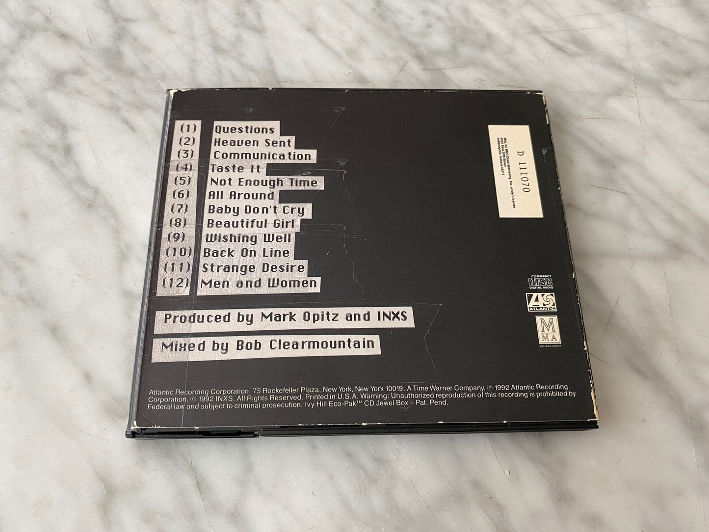 INXS – Welcome To Wherever You Are (1992) [ORIGINAL USA PRESS]