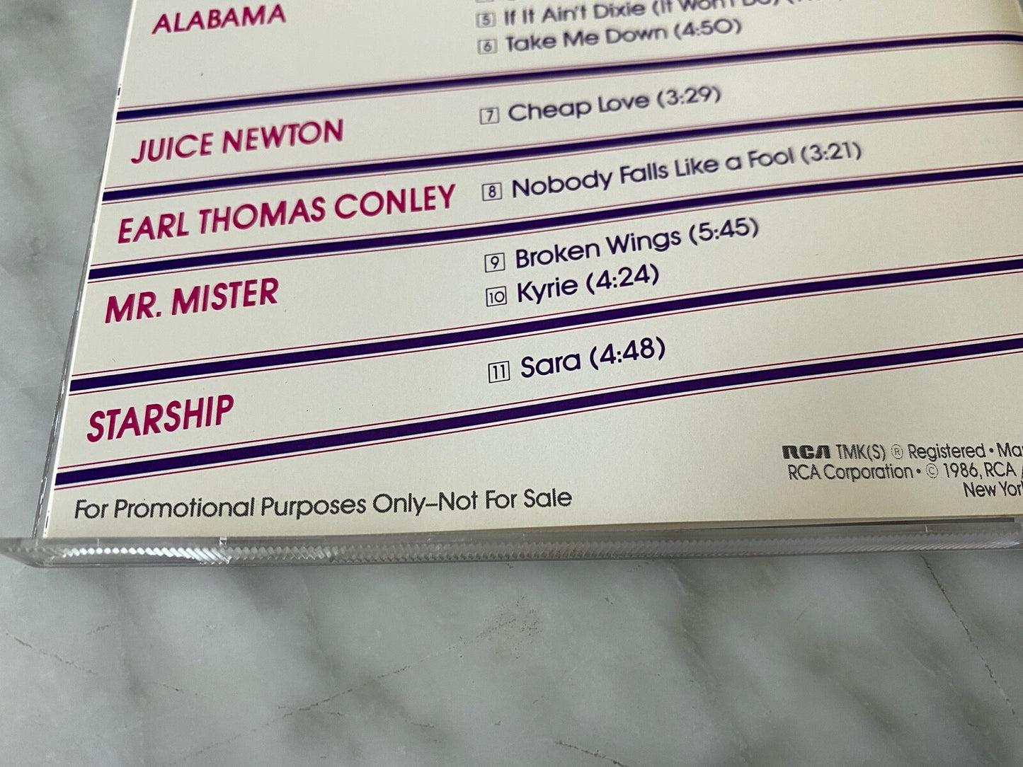 Chevy Super Tour 86' Super Sampler (Promo) (1986) [DADC PRESS]