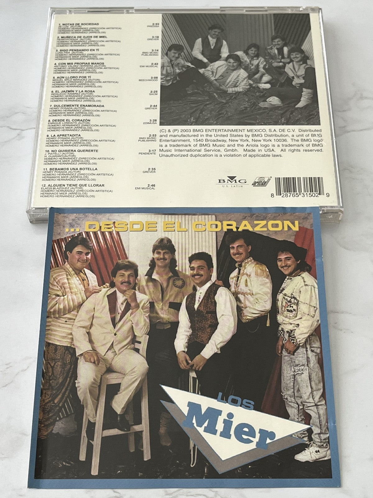 Los Mier – Desde el Corazon (2003) [ORIGINAL USA PRESS]