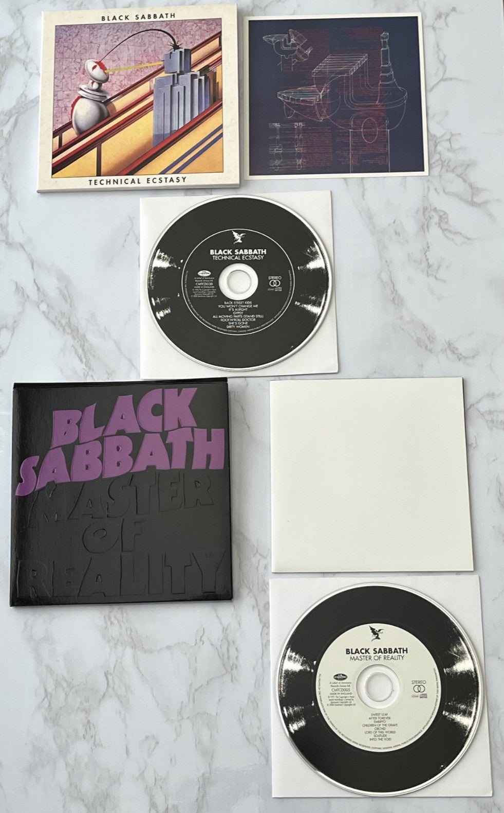 Black Sabbath – The Complete 70s Replica Collection 8 (Numbered, Box Set) (2001) [UK PRESS]