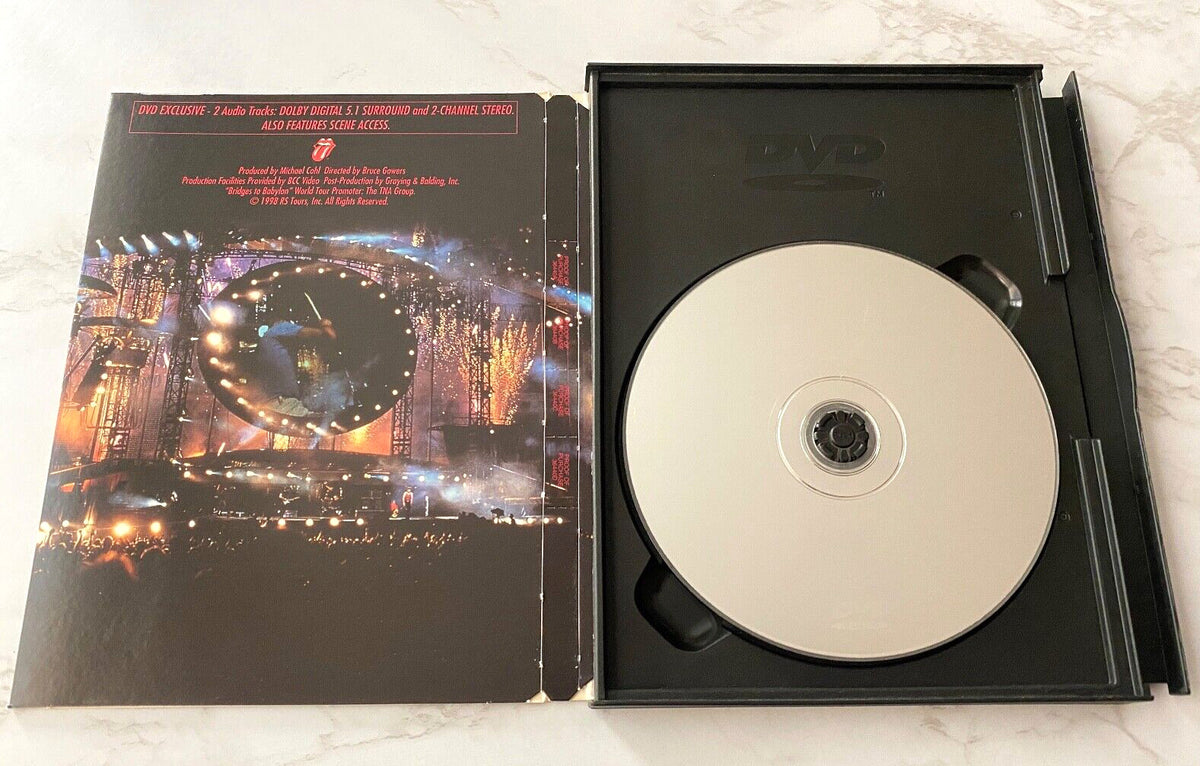 The Rolling Stones Bridges To Babylon Tour 97-98 DVD Live In Concert Mick Jagger (1998)