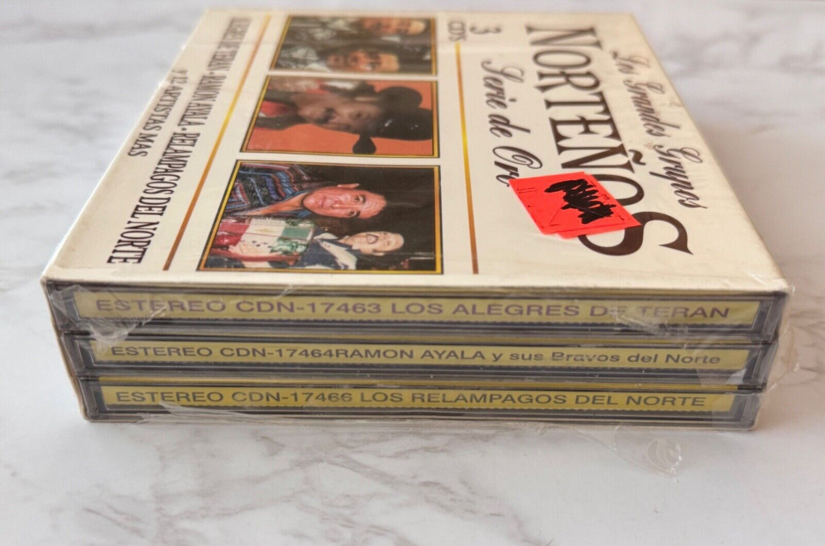 Alegres De Teran, Ramon Ayala, Relampagos Del Norte, Various – Los Grandes Grupos Norteños Serie De Oro (Box Set) (2004)