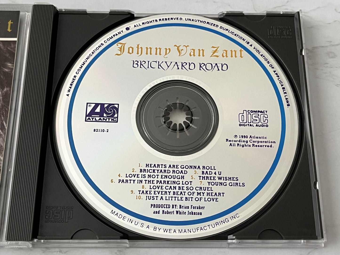 Johnny Van Zant – Brickyard Road (1990) [ORIGINAL USA PRESS]
