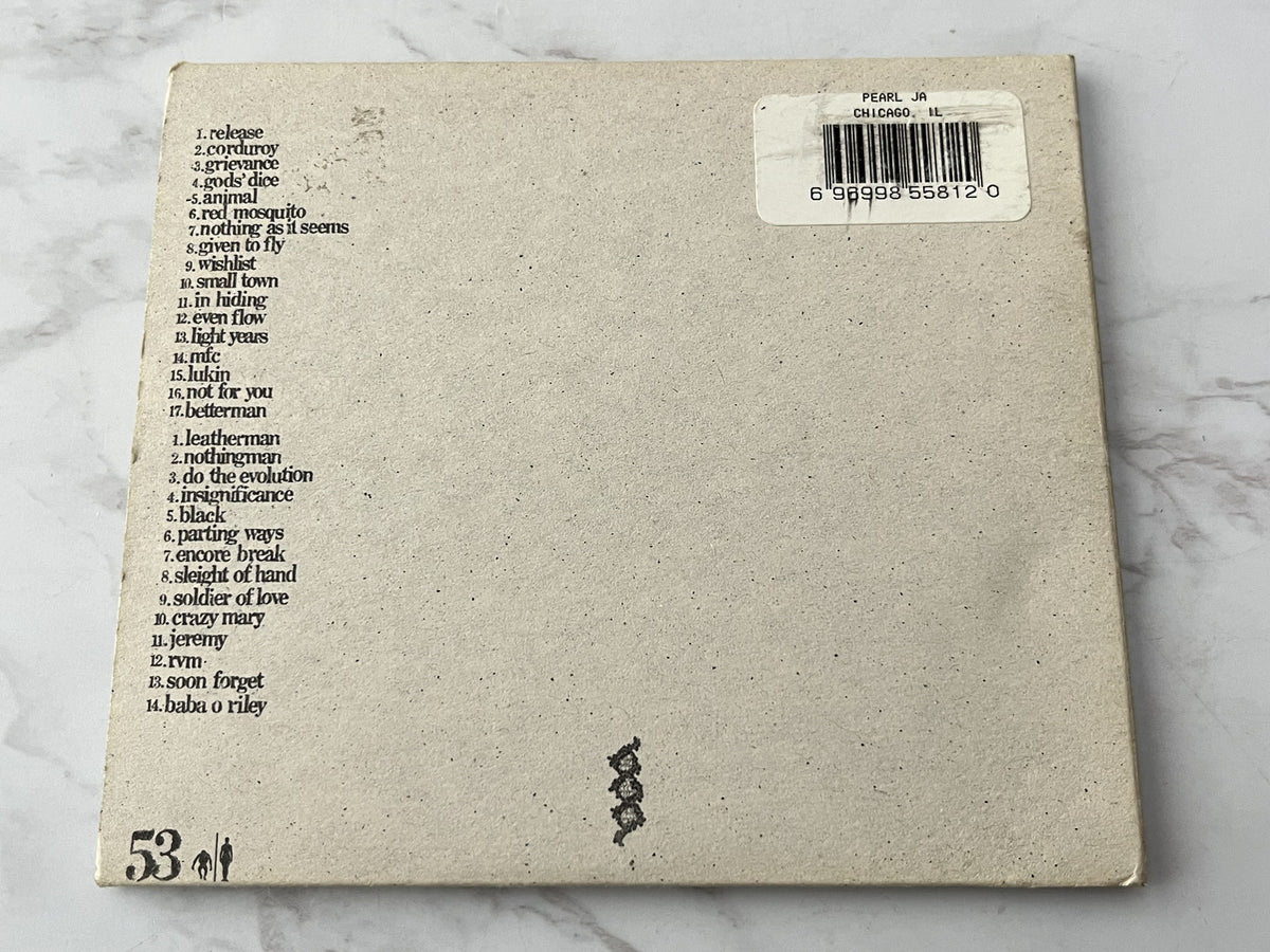 Pearl Jam – Chicago Illinois October 9, 2000 (Digipak) (2001)