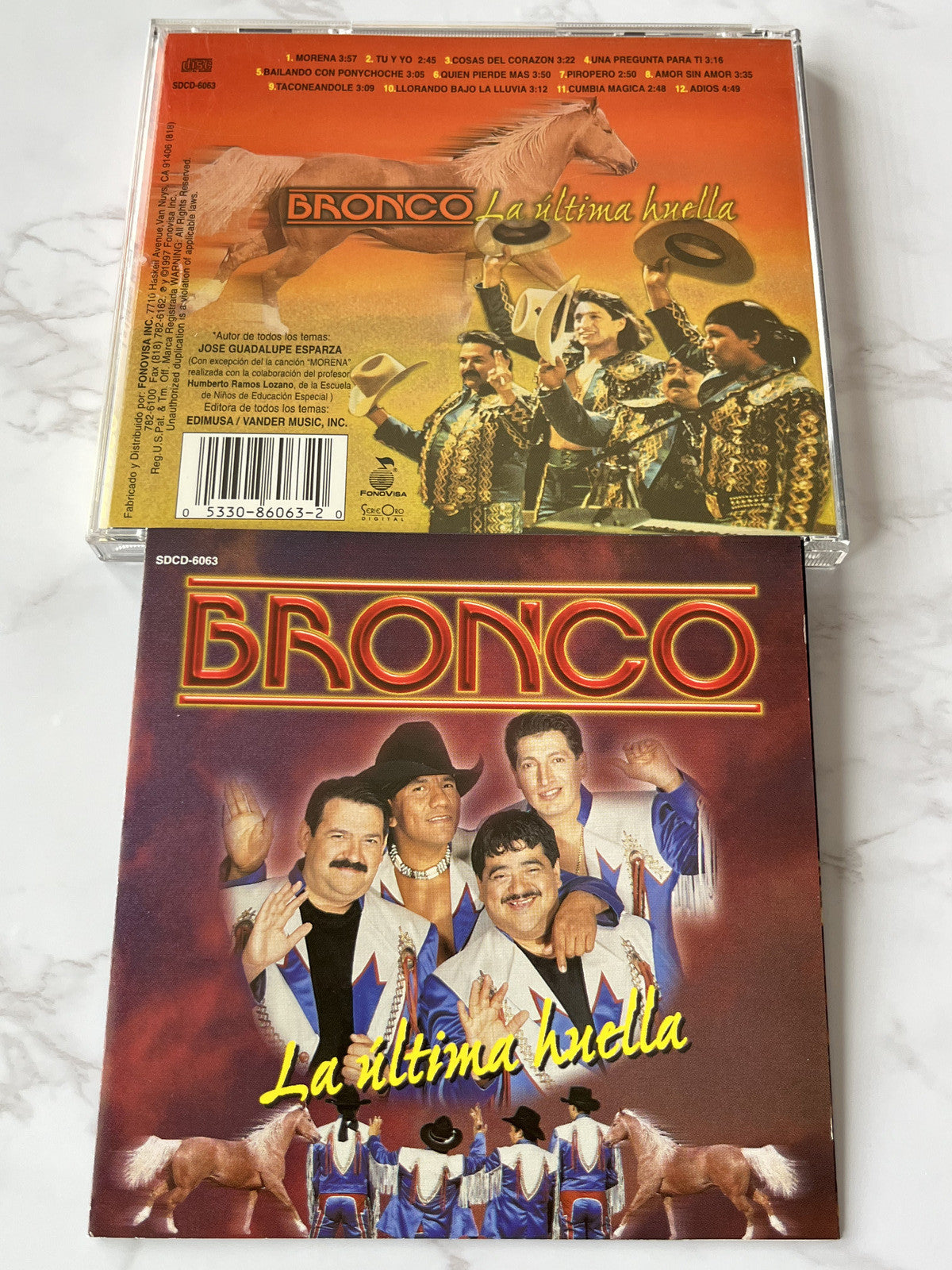 Bronco – La Ultima Huella (1997) [ORIGINAL USA PRESS]