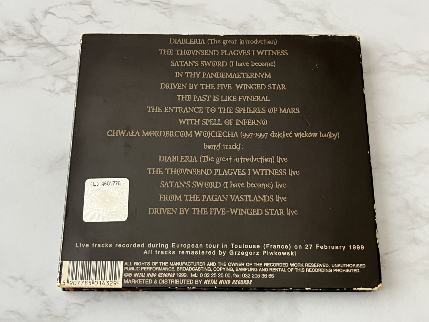 Behemoth – Pandemonic Incantations (Digipak) (1999)