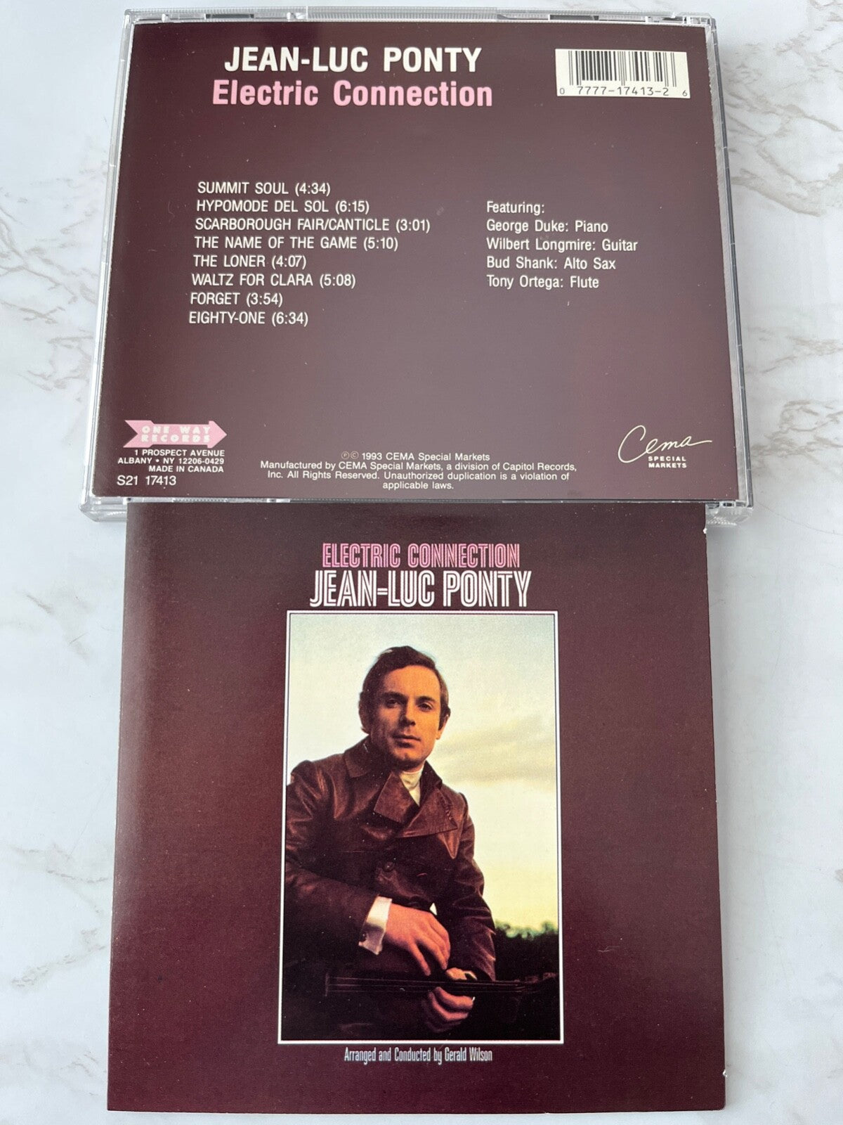 Jean Luc Ponty – Electric Connection (1993) [ORIGINAL USA PRESS]