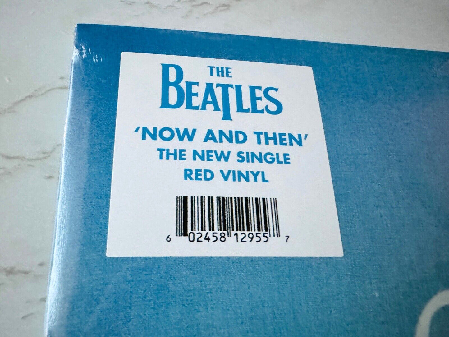 The Beatles Now And Then 12" Single RED Vinyl SEALED! TARGET EXCLUSIVE! Lennon