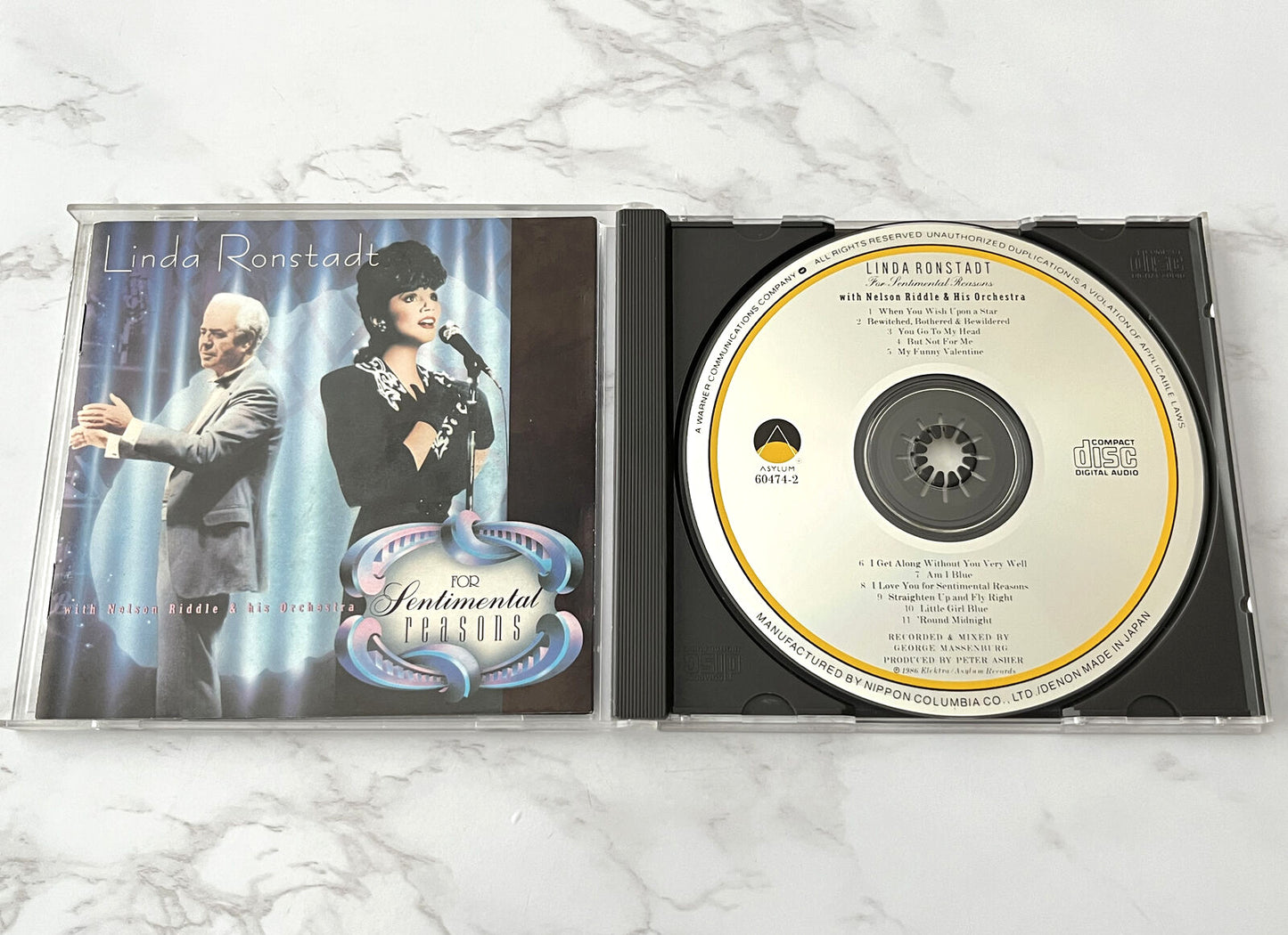 Linda Ronstadt – For Sentimental Reasons (1986) [JAPAN TARGET ERA]