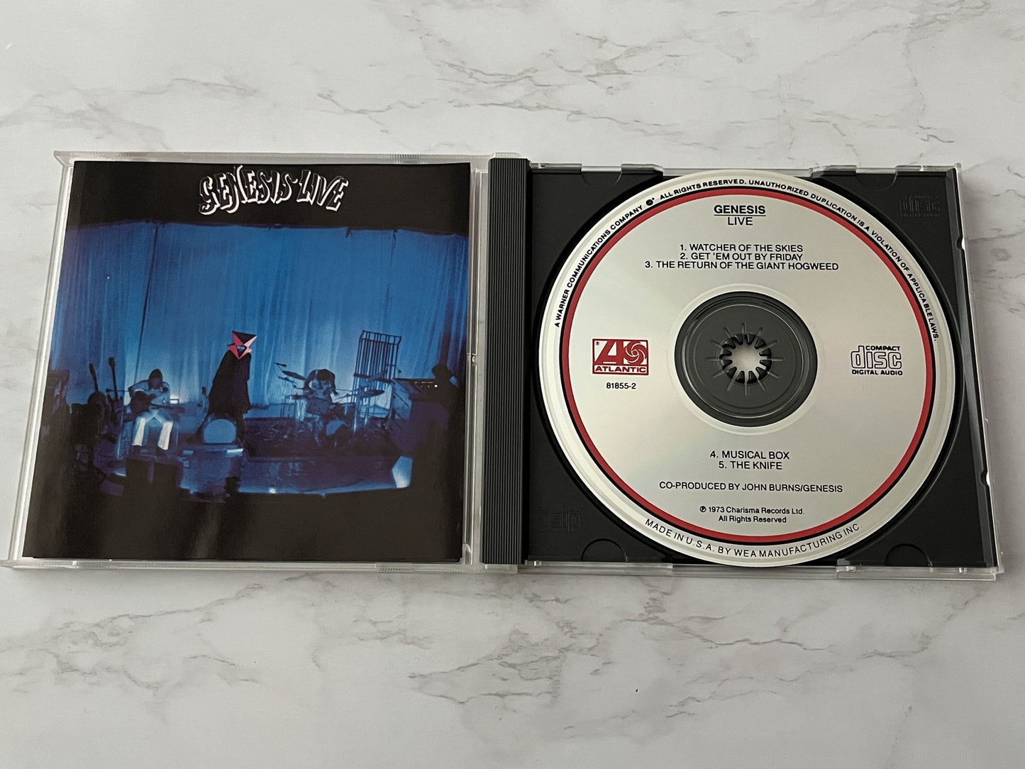 Genesis – Live (Promo) (1988) [ORIGINAL USA PRESS]