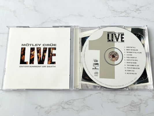 Motley Crue, Mötley Crüe – Live Entertainment Or Death (1999) [ORIGINAL USA PRESS]