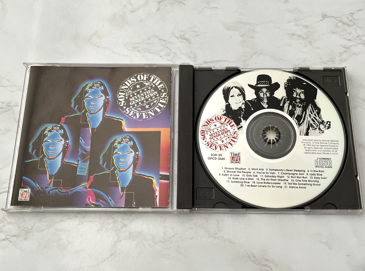 Bay City Rollers, Carly Simon, Roxy Music, Uriah Heep, Various – Time Life Sounds Of The Seventies Seventies Generation (1992)