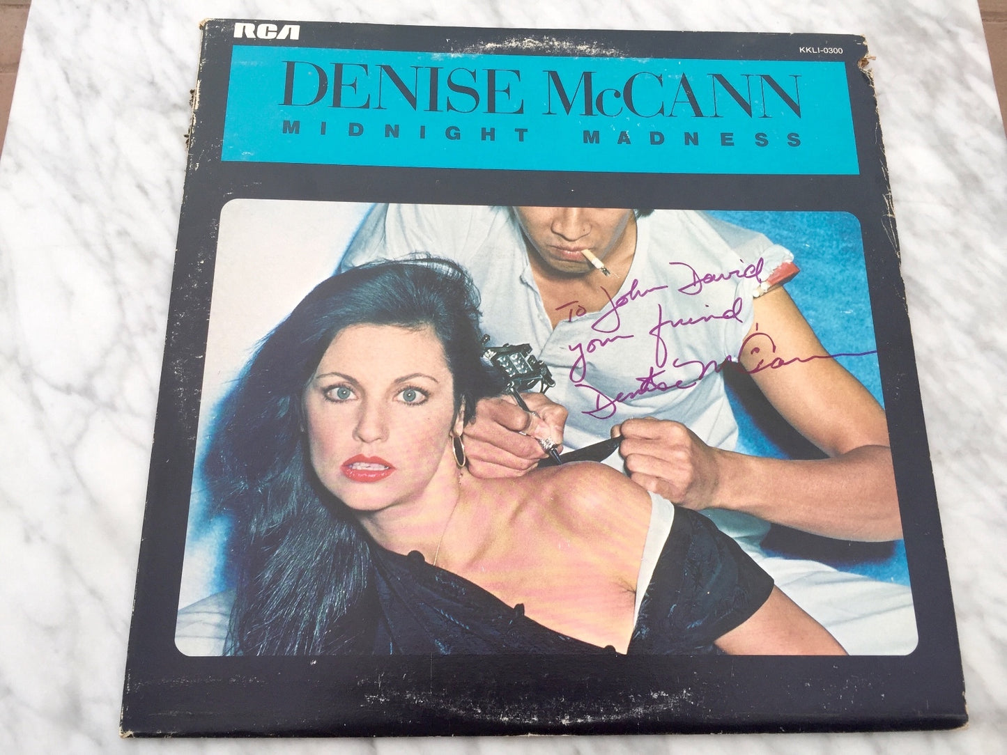 Denise McCann Midnight Madness LP SIGNED! 1978 RCA AUTOGRAPHED! Canada Imp RARE!