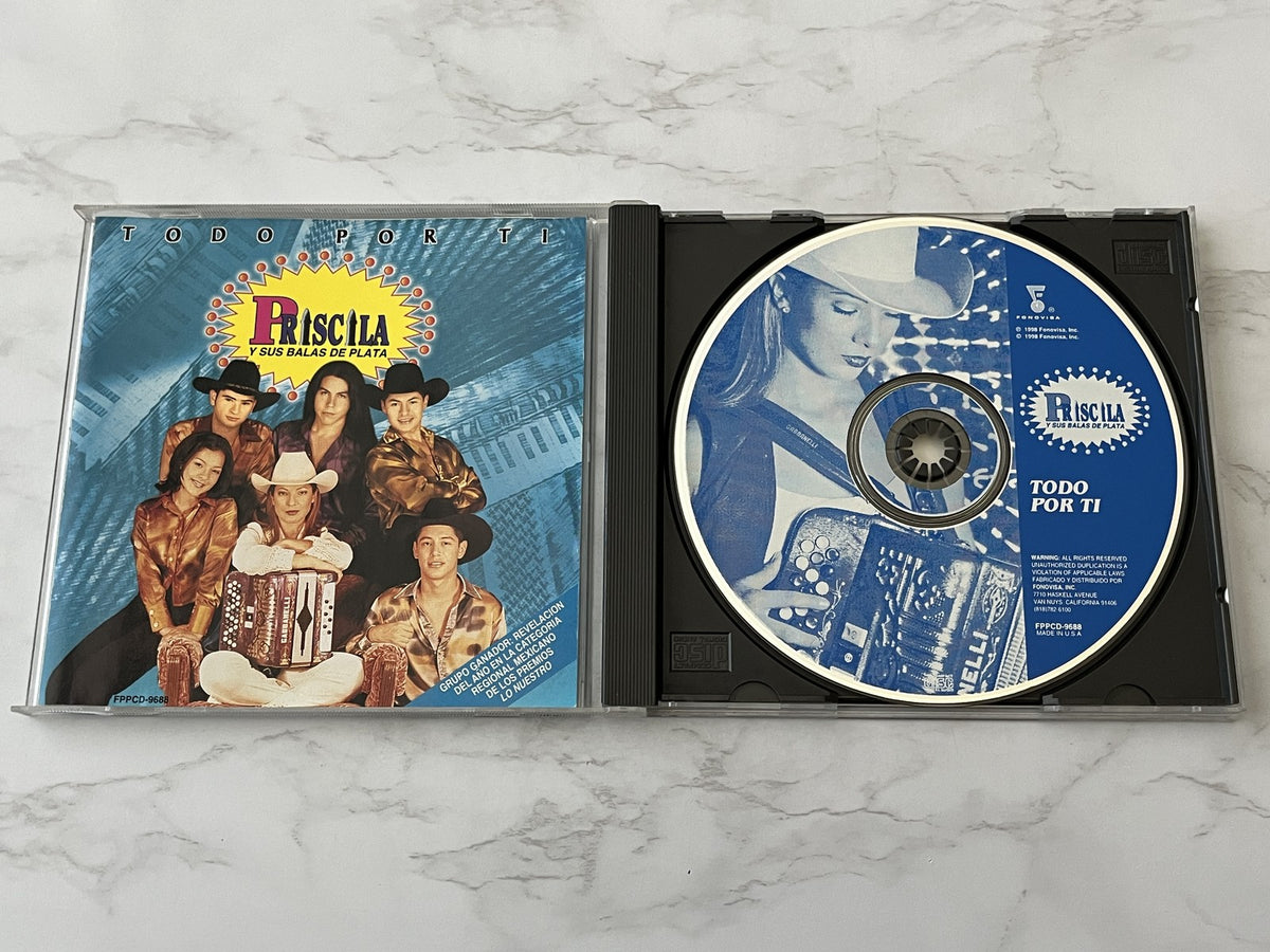 Priscila y Sus Balas de Plata – Todo Por Ti (1998) [ORIGINAL USA PRESS]