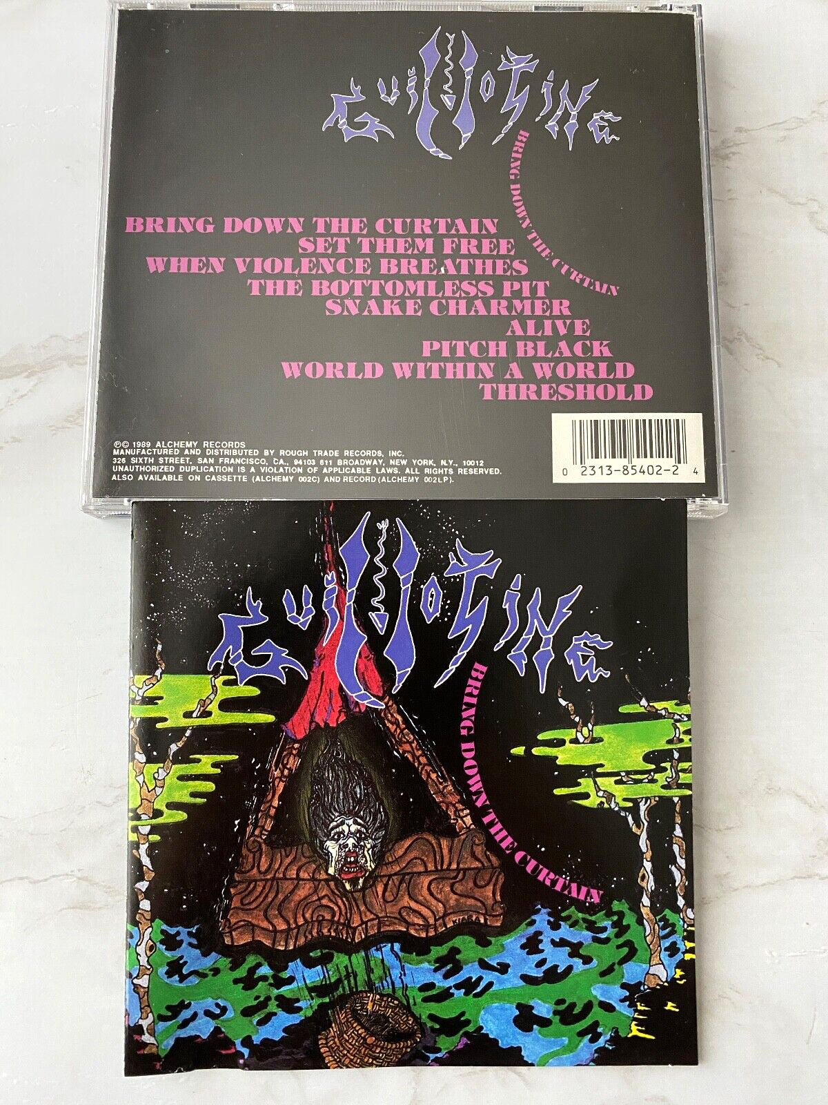 Guillotine – Bring Down The Curtain (1989) [ORIGINAL USA PRESS]