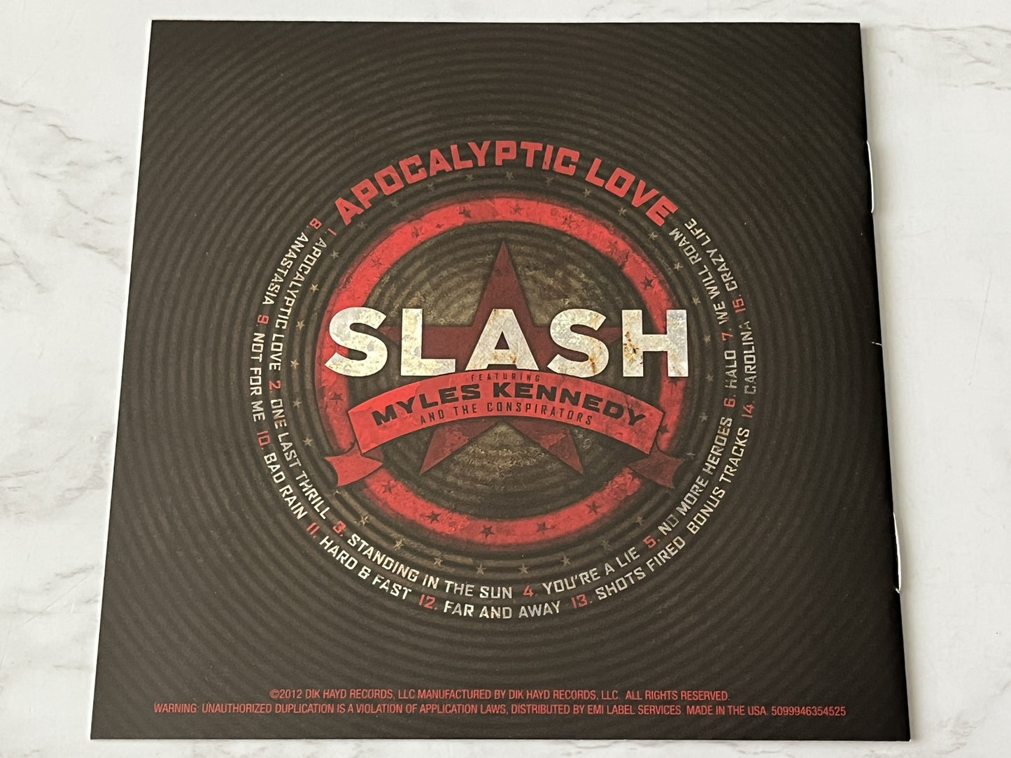 Slash – Apocalyptic Love (Deluxe Edition, Digipak, CD/DVD) (2012)