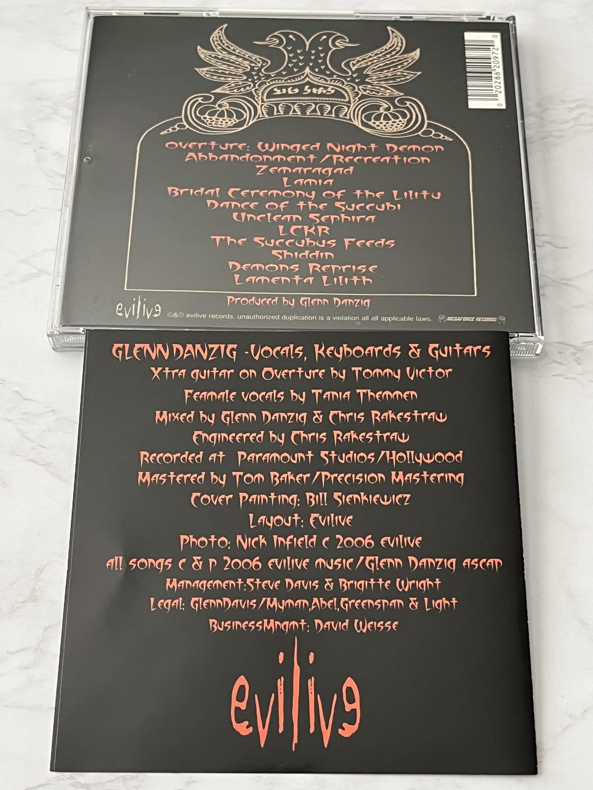 Glenn Danzig – Black Aria II (2006) [ORIGINAL USA PRESS]