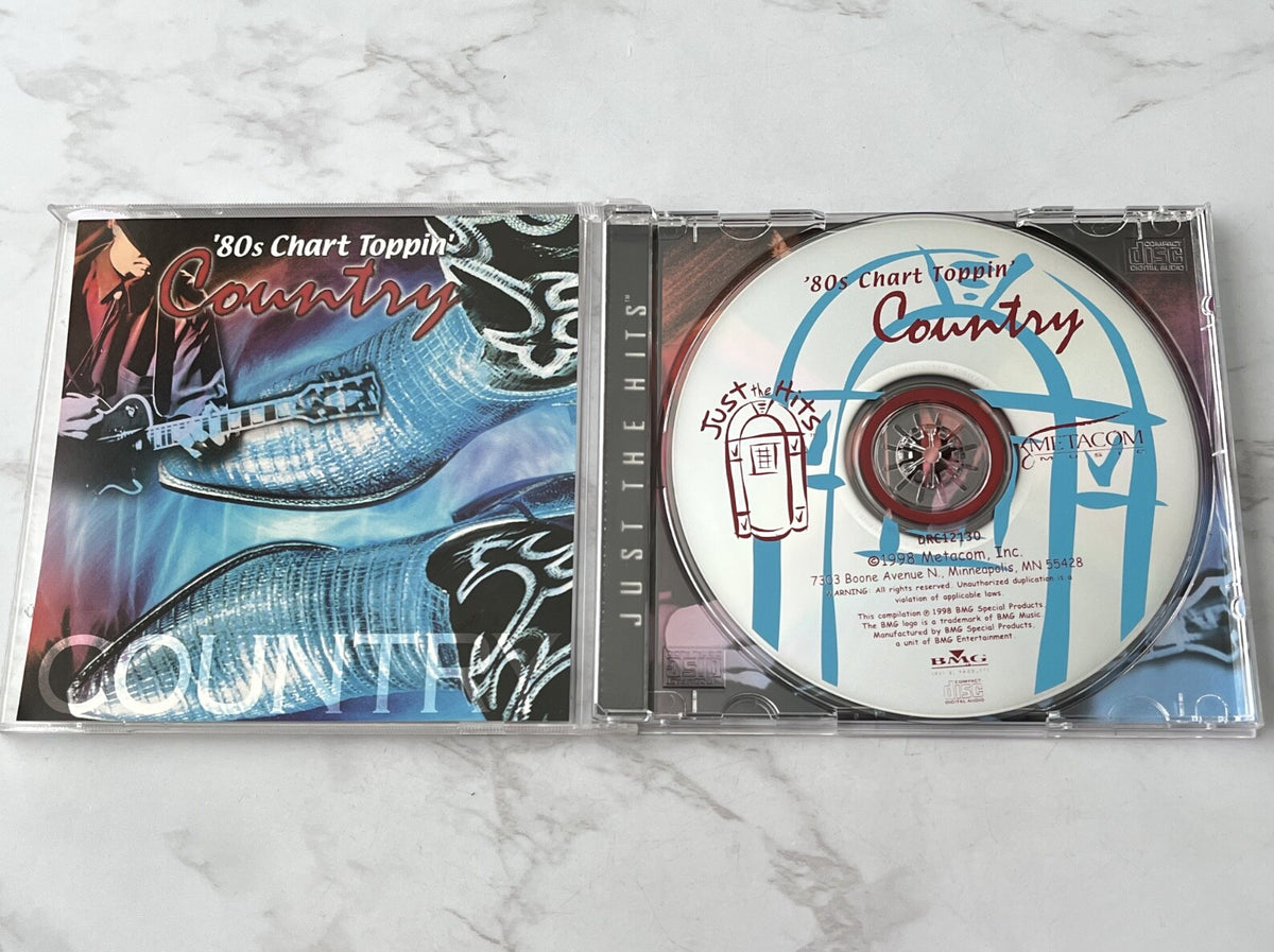 Eddie Rabbitt, Johnny Lee, Randy Travis, Various – 80s Chart Toppin' Country (1998) [ORIGINAL USA PRESS]