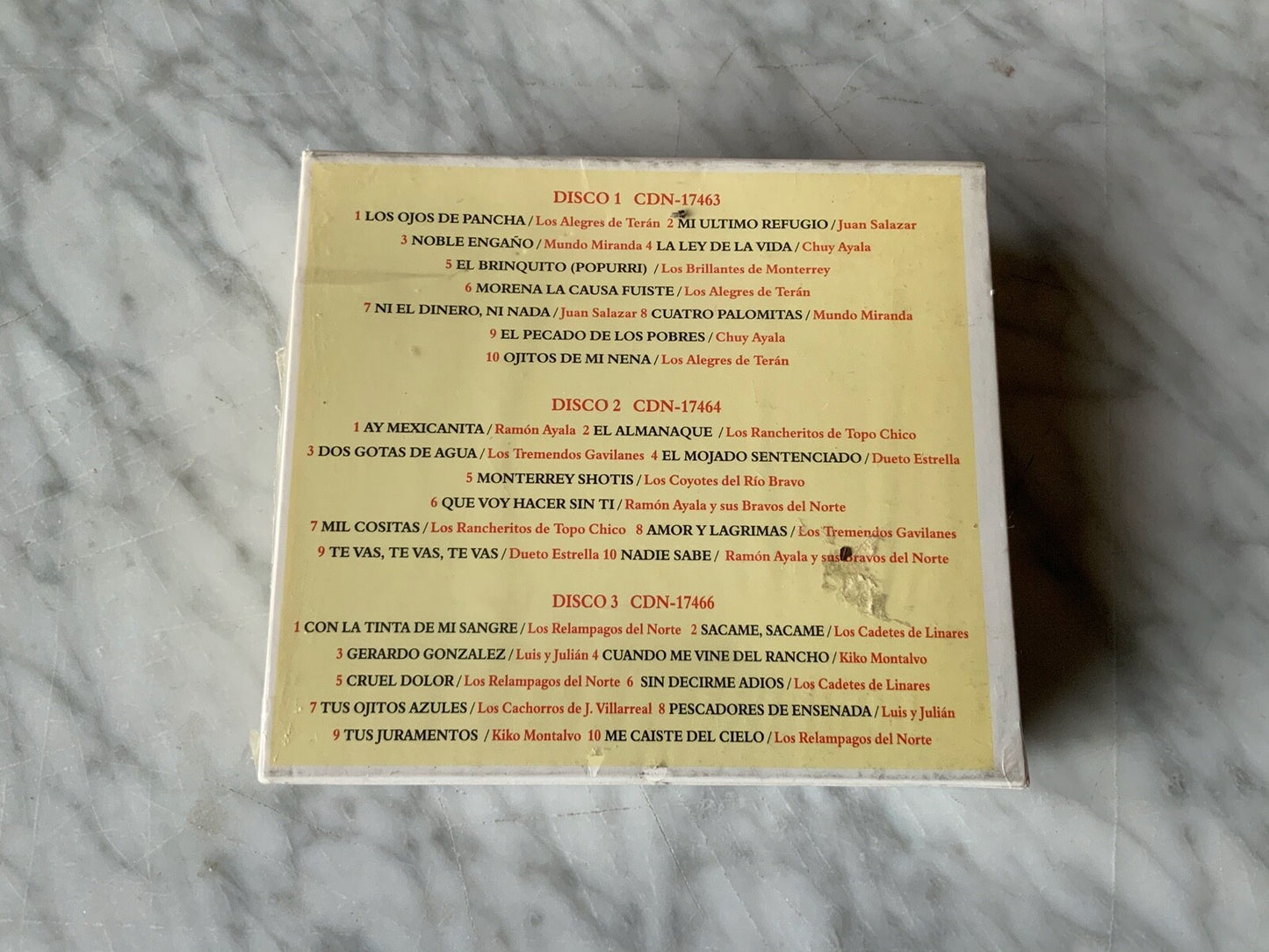Alegres De Teran, Various, Ramon Ayala – Los Grandes Grupos Norteños Serie De Oro (Box Set) (2004)