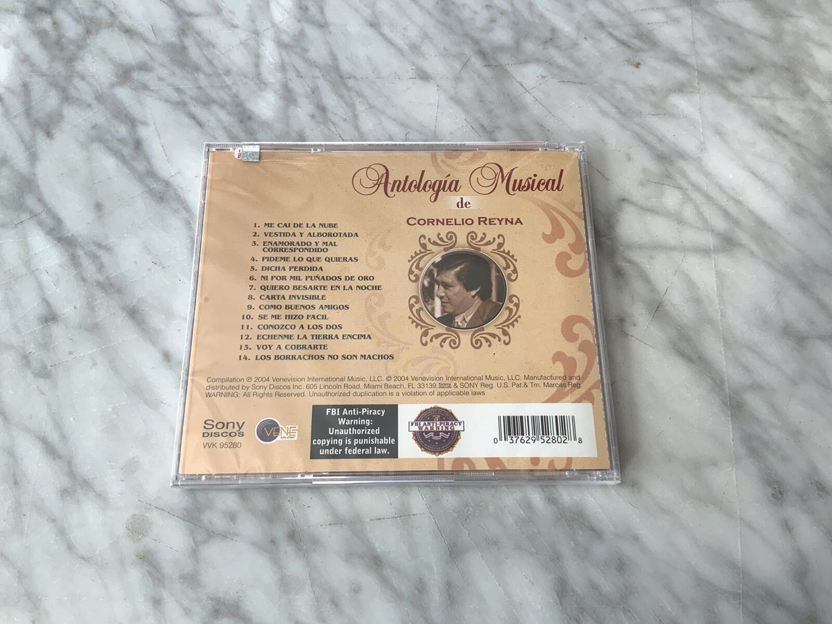 Cornelio Reyna – Antologia Musical (2004) [ORIGINAL USA PRESS]