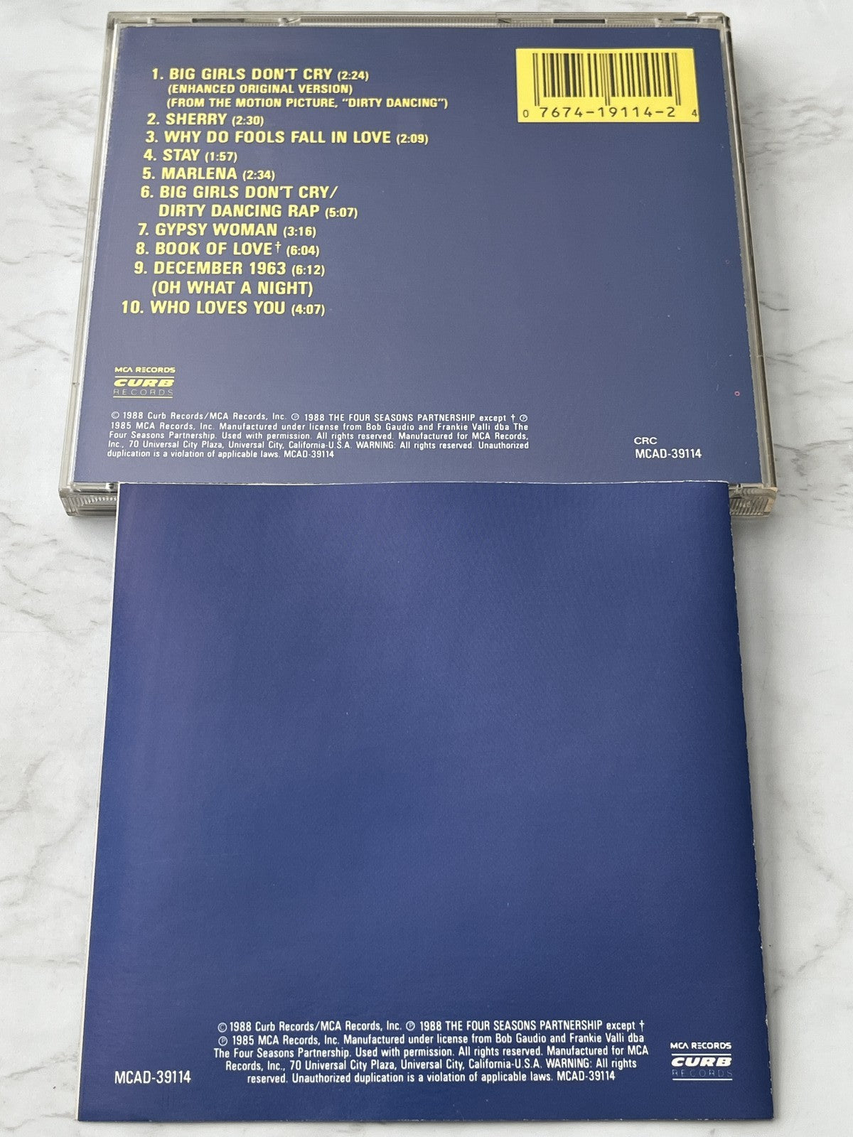 The Four Seasons feat. Frankie Valli – The Four Seasons Hits [DADC PRESS]