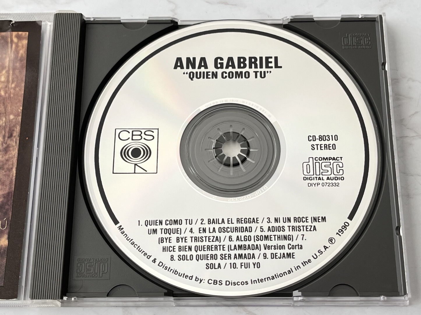 Ana Gabriel – Quien Como Tu (1990) [ORIGINAL USA PRESS]